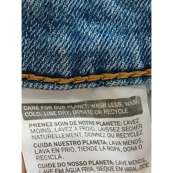 Levis 514 Jeans 36x30 Blue Light Wash Straight Leg Regular Comfortable Fit Denim - Picture 15 of 15